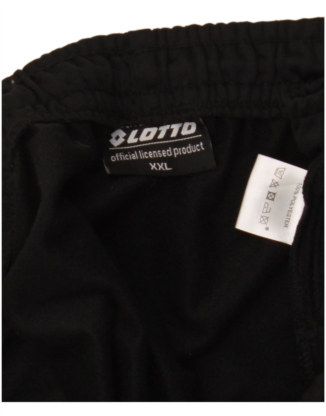 Pantaloni de trening pentru bărbați Lotto Pantaloni de jogging 2XL poliester negru