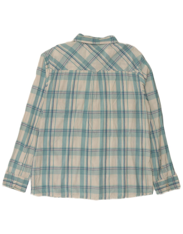 Cămașă pentru bărbați Weird Fish XL Blue Check Bumbac