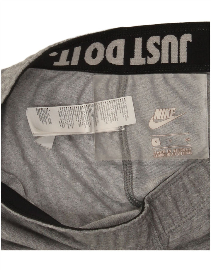 Leggings grafic Nike pentru femei UK 8, bumbac cu pete gri mici