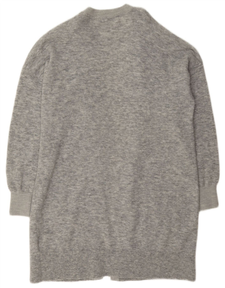 Pulover cardigan cu lungă supradimensionat pentru femei Tommy Hilfiger UK 10 mic gri