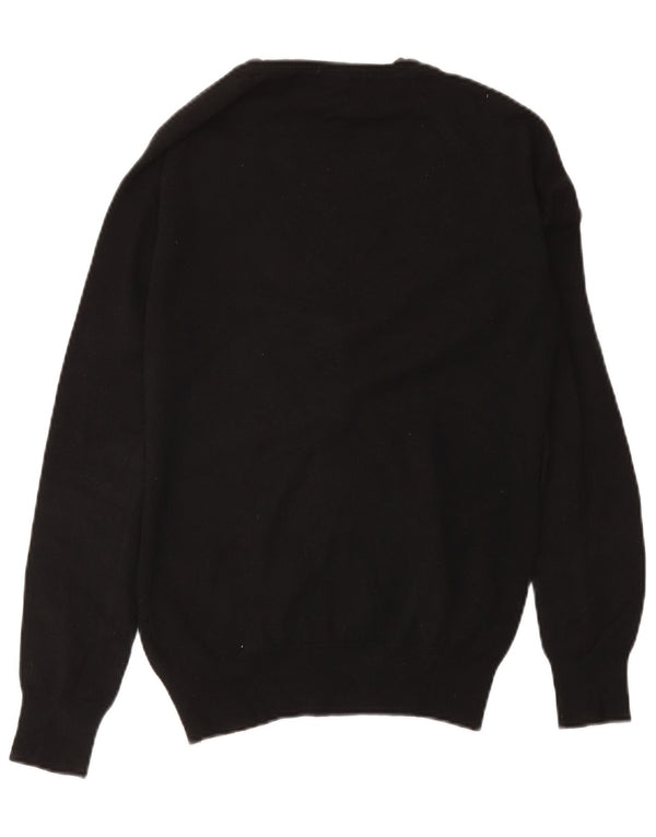 Pulover cardigan pentru femei Zara UK 14 mare, negru, bumbac