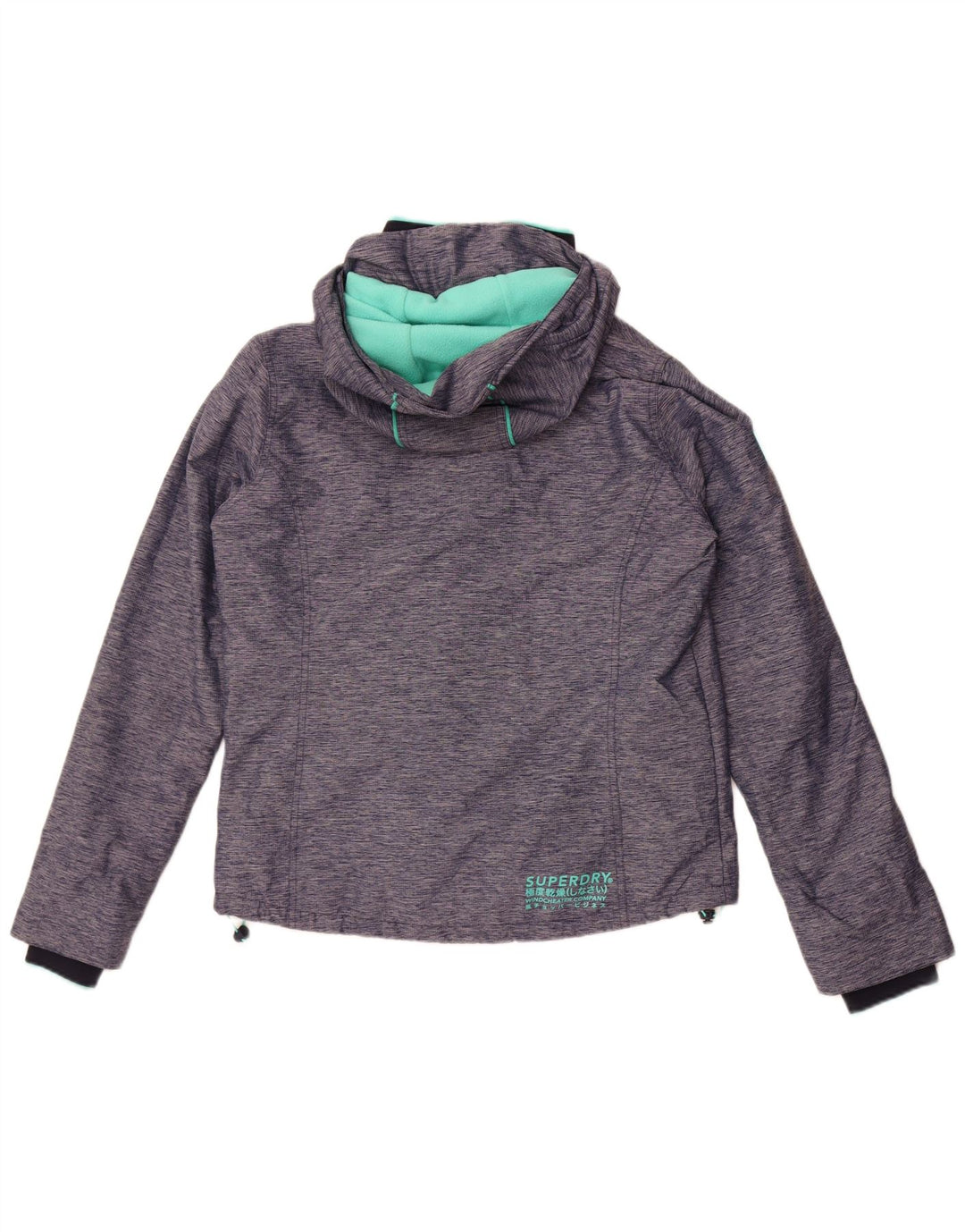 Jachetă Windbreaker Superdry pentru femei UK 12 Medium Bleumarin