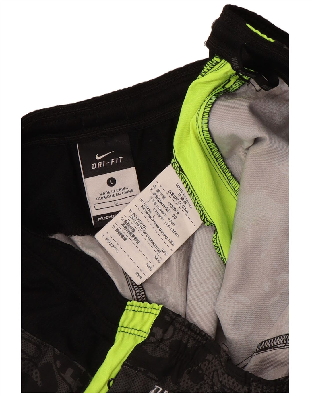Pantaloni scurți sport Nike Dri Fit pentru bărbați, mari, negru, poliester