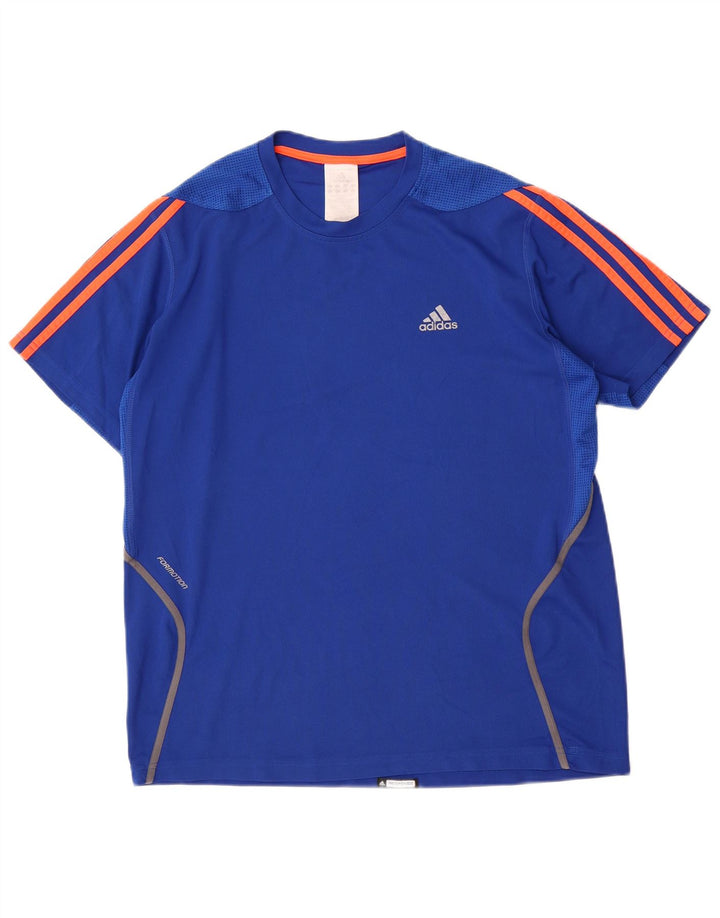 Tricou pentru bărbați Adidas Top Medium Blue Poliester