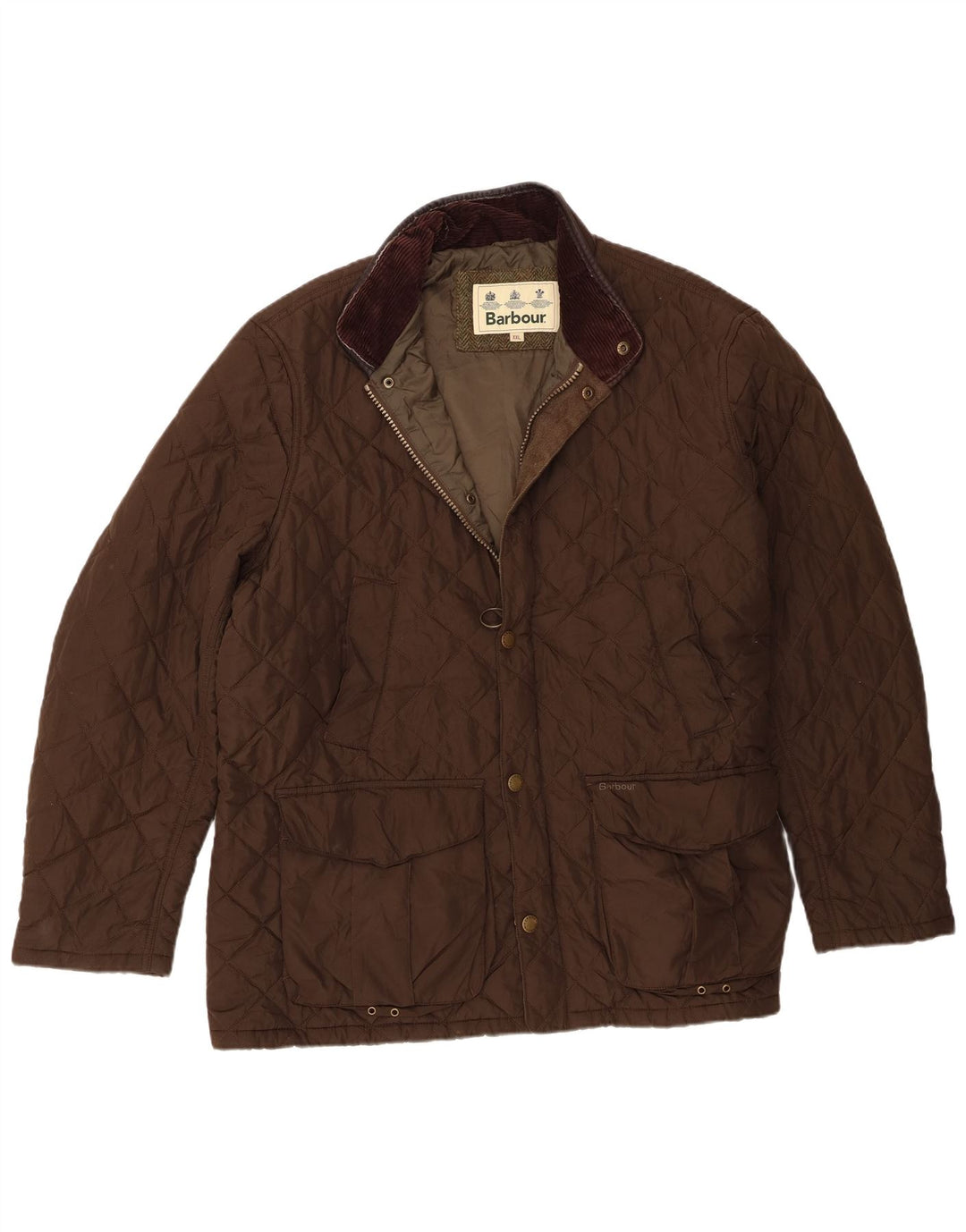 Jachetă matlasată Barbour pentru bărbați UK 44 2XL Maro Poliester