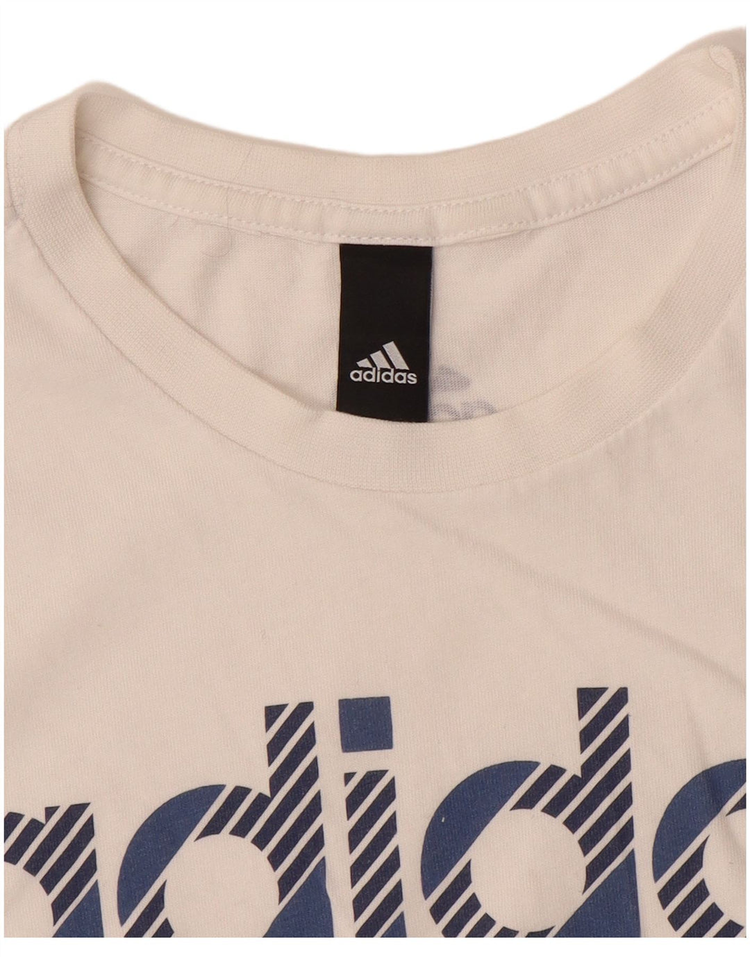 Tricou grafic Adidas pentru băieți Top 13-14 ani alb