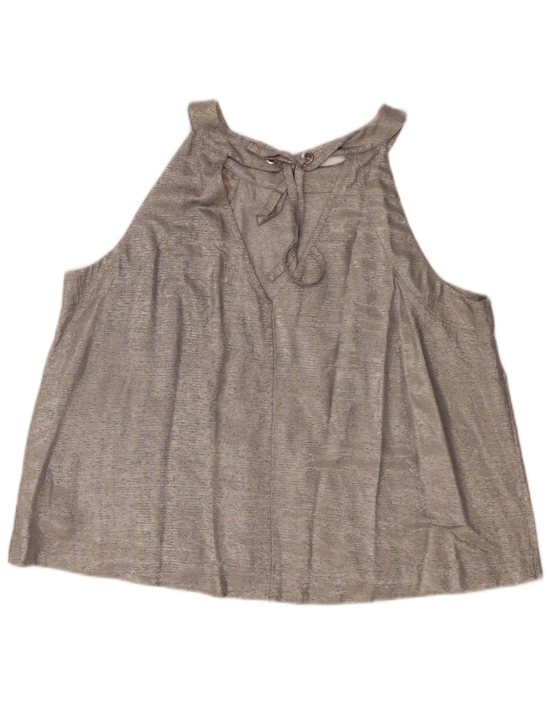 Crop Top pentru femei Coast UK 16 Large Silver Viscose
