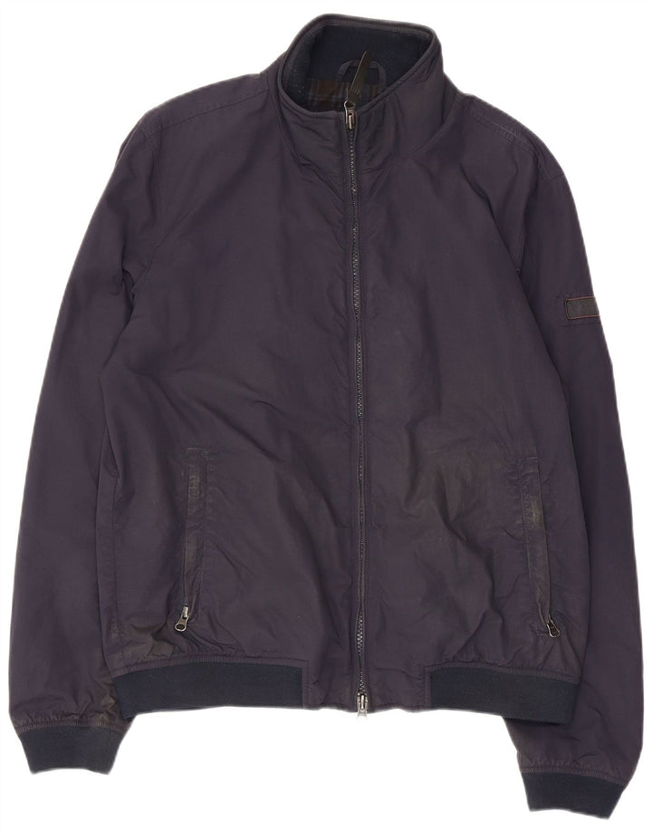 Jachetă bomber pentru bărbați Woolrich UK 40 mare, albastru, poliamidă