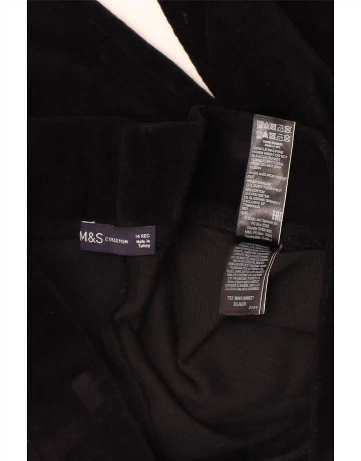 Leggings pentru femei Marks & Spencer UK 14, mare, negru, bumbac