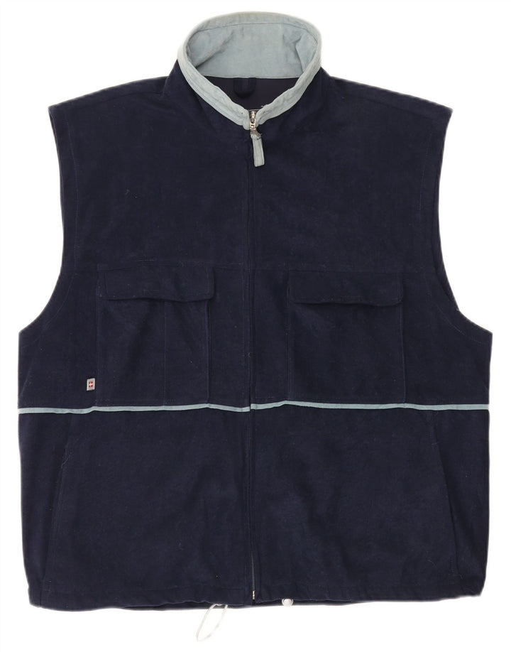 Gilet pentru bărbați MC Kee's UK 42 XL bleumarin poliester