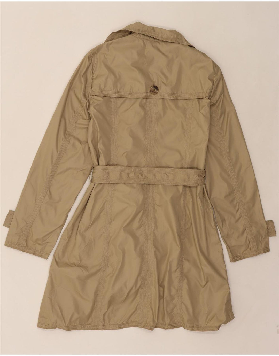 EDDIE BAUER Womens Trench Coat UK 14 Medium Beige Polyester Vintage Eddie Bauer and Second-Hand Eddie Bauer from Messina Hembry 