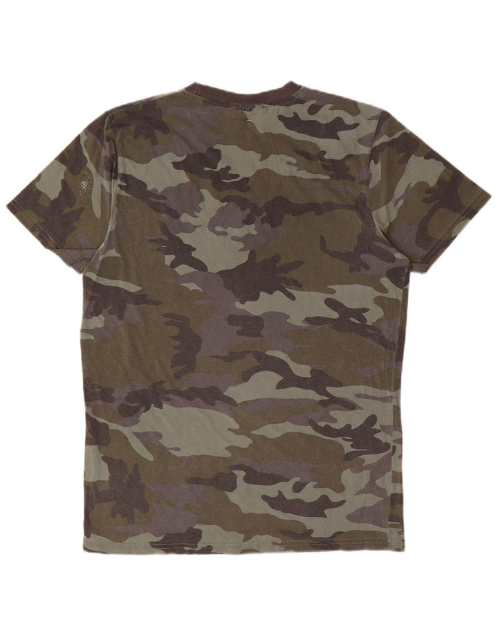 Tricou grafic Converse pentru bărbați Top Medium Khaki Camouflage