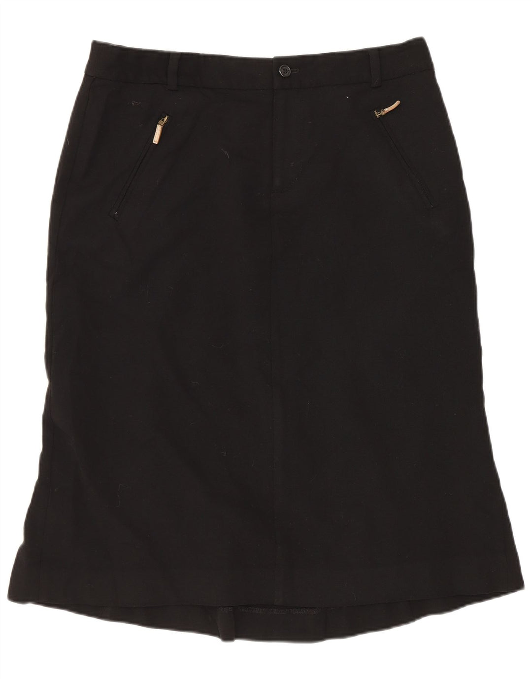 Fusta A-Line pentru femei Ralph Lauren US 6 Medium W30 Lână neagră