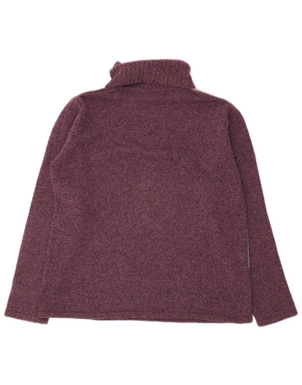 Pulover pentru femei Essentials cu gât rulat, Marea Britanie 14/16 Mov mare
