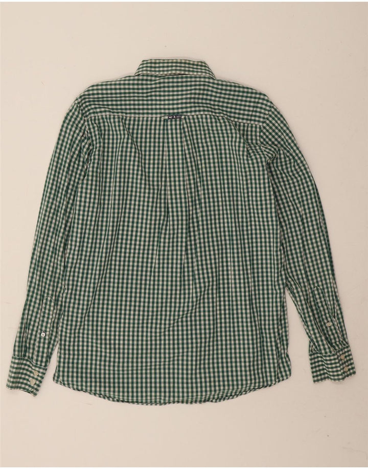 Crew Clothing Cămașă pentru bărbați, mare, verde, bumbac