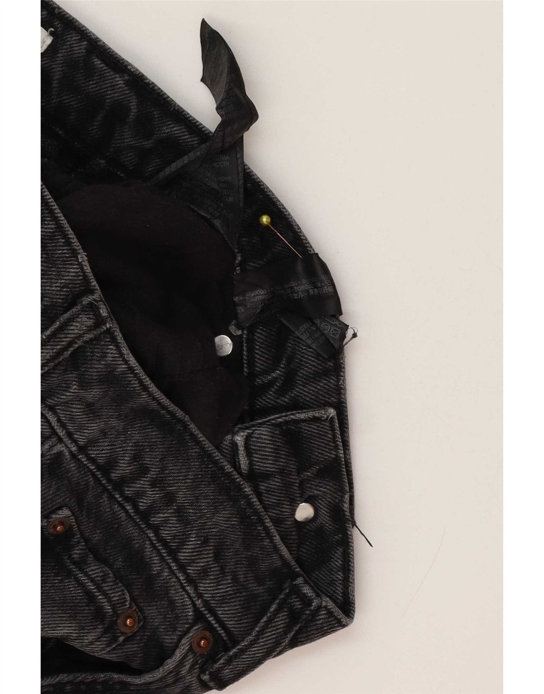 Blugi drepti pentru femei Zara EU 36 Mici W26 L33 Bumbac gri