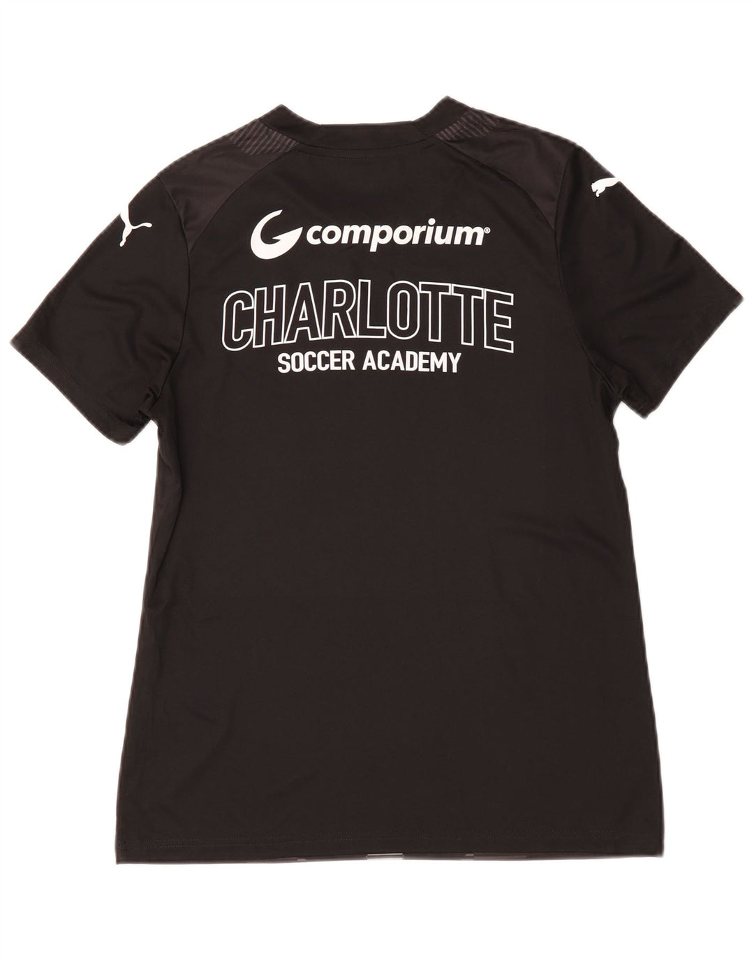 Tricou cu grafică Puma Carolina pentru bărbați Top Mediu Negru Geometric
