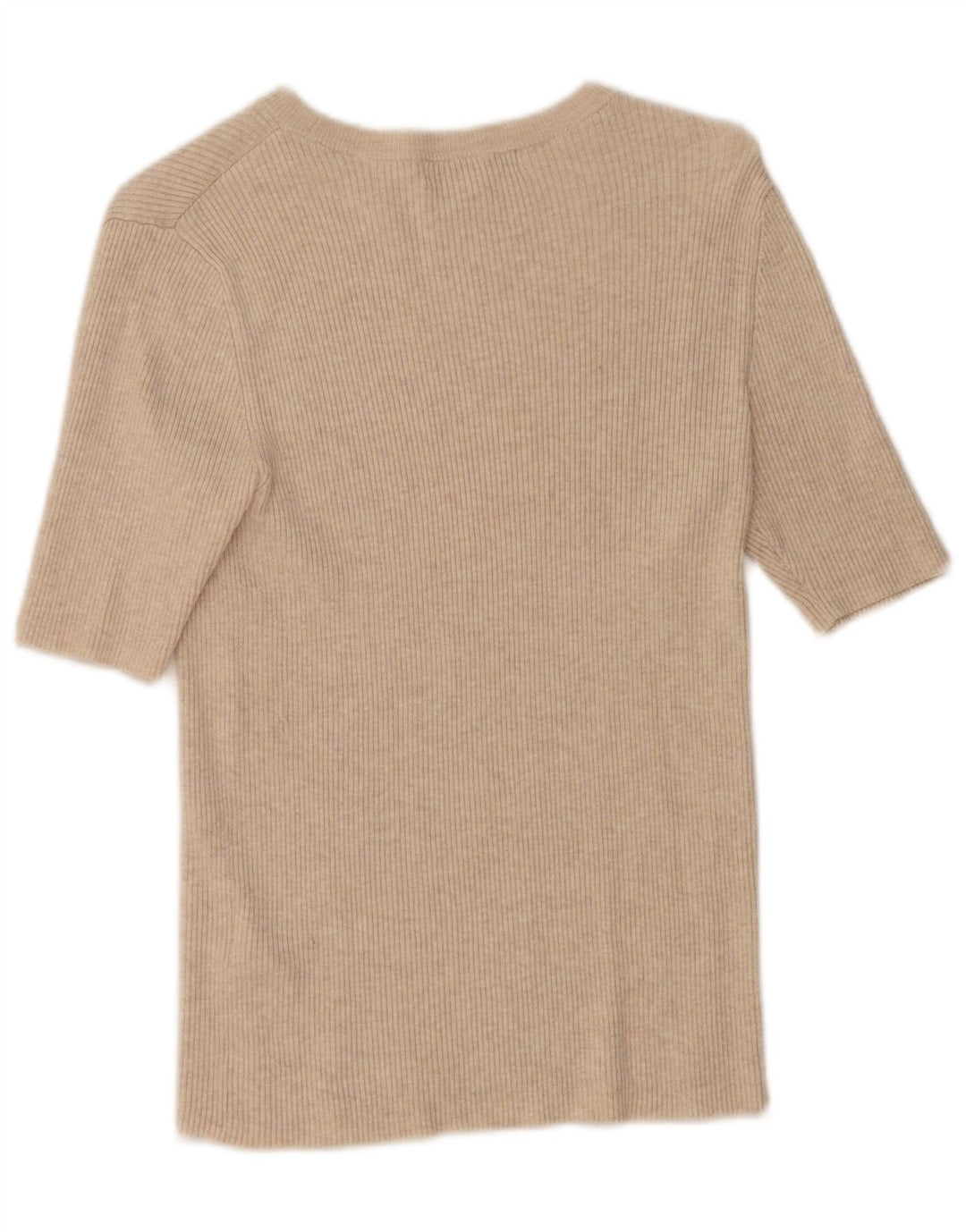 Tricou pentru femei Marks & Spencer Top UK 12 Medium Beige Viscose