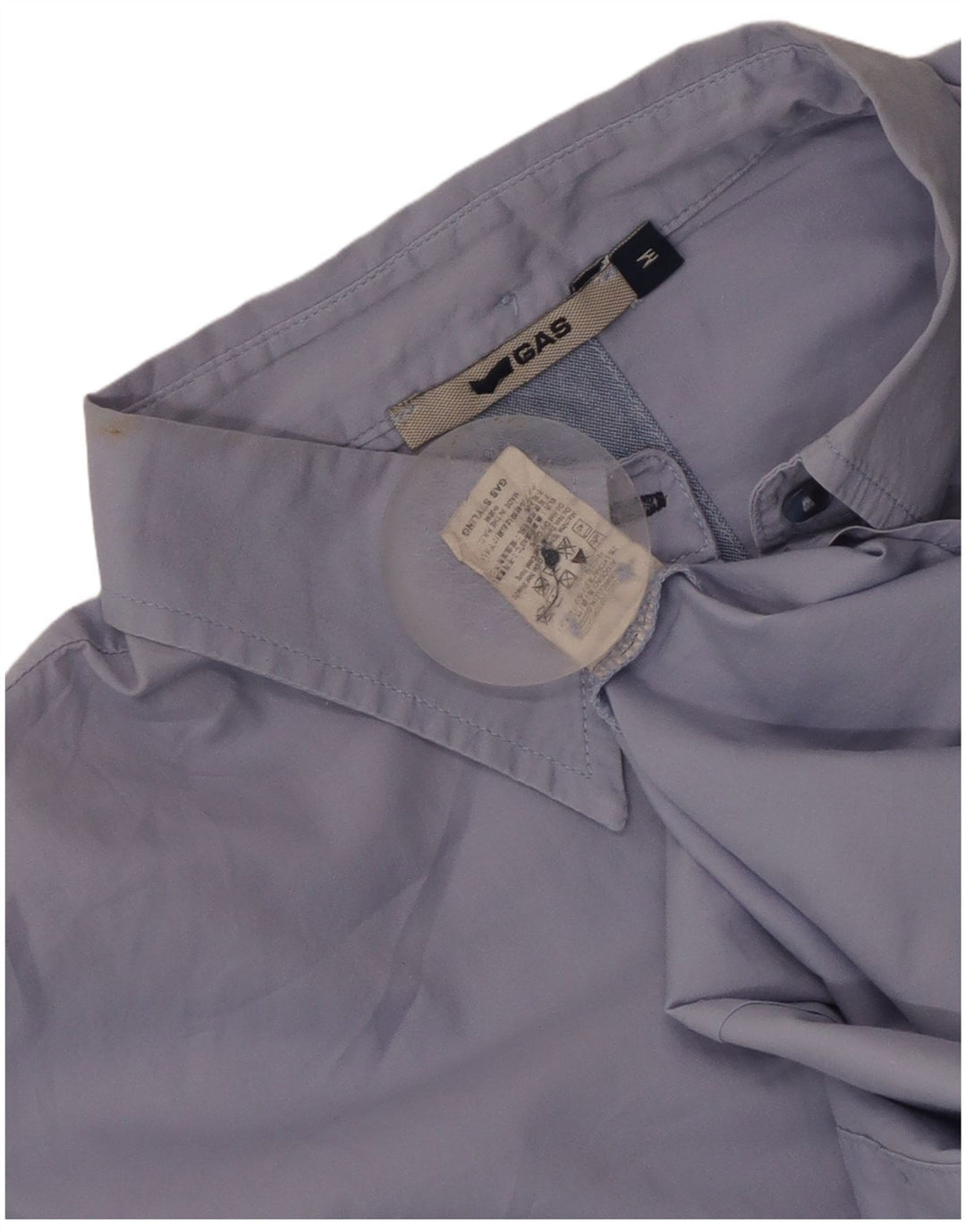 Cămașă Gas Women UK 14 Medium Blue Bumbac