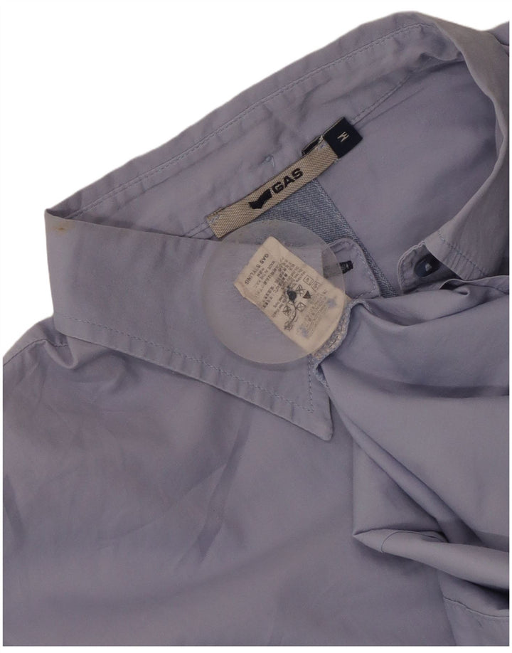 Cămașă Gas Women UK 14 Medium Blue Bumbac