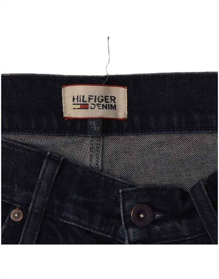 Blugi drepți pentru bărbați Tommy Hilfiger W32 L32 bumbac bleumarin