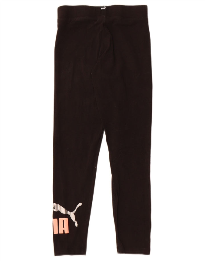 Leggings grafic Puma Fete 9-10 Ani Negru