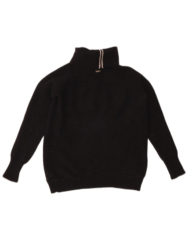 JOULES Pulover cu gât rulat pentru femei UK 8 Small Negru