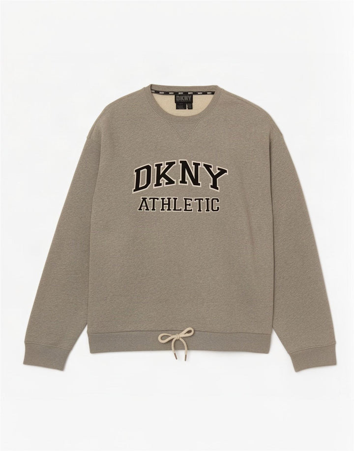Hanorac grafic pentru bărbați Dkny Pulover mare bumbac gri