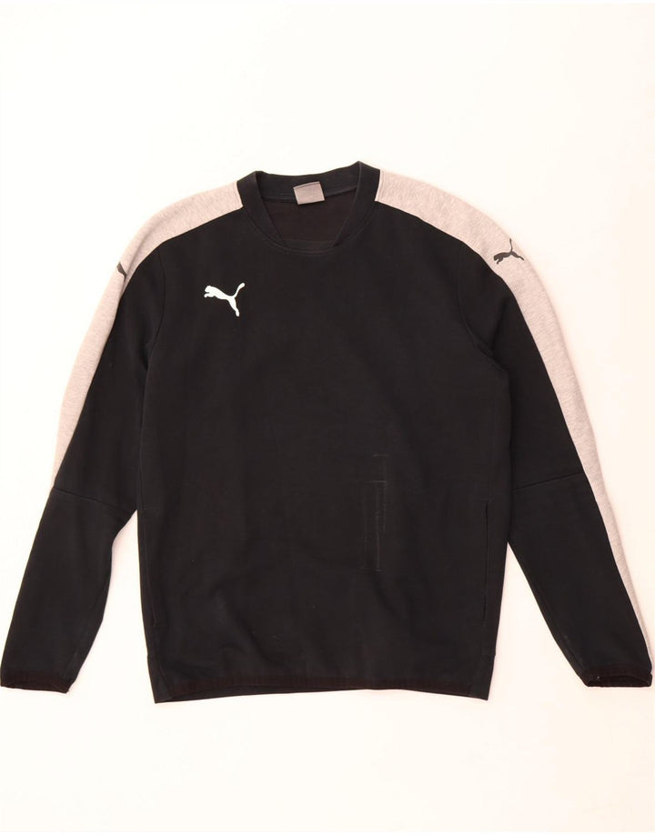 Pulover pentru bărbați Puma Pulover Medium Negru Colorblock Poliester