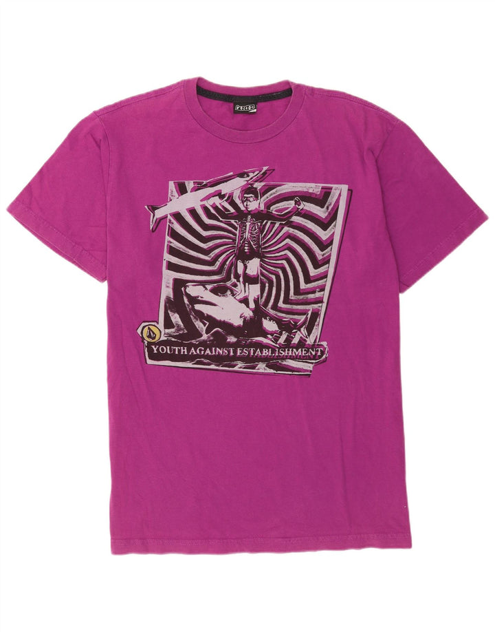 Tricou grafic pentru bărbați Volcom Top mare violet