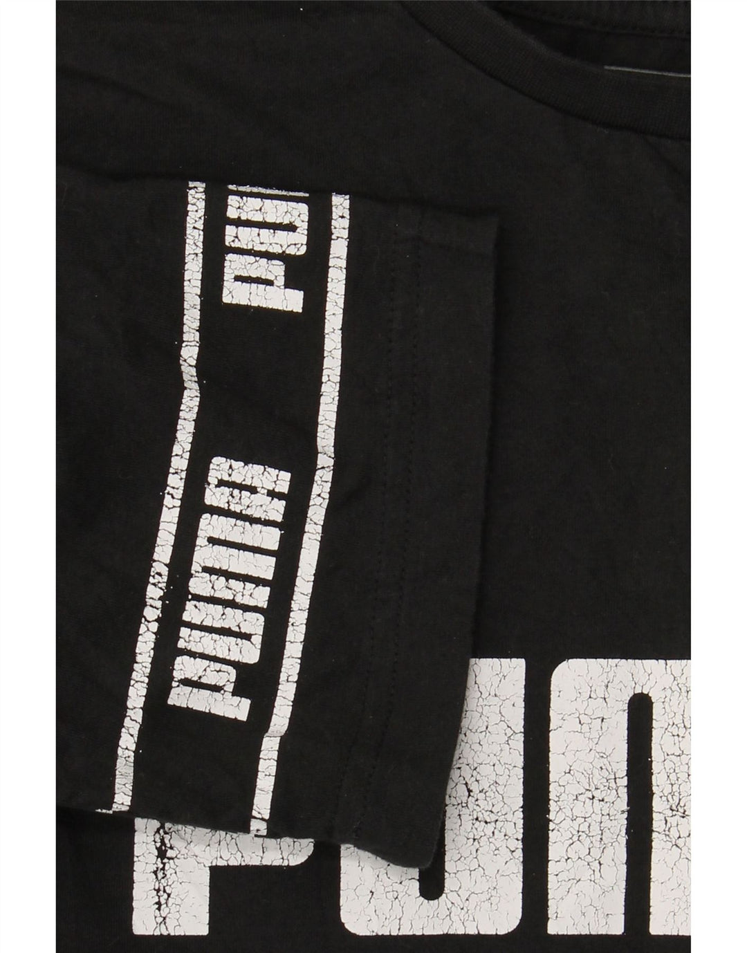 Tricou grafic PUMA pentru băieți Top 13-14 ani mare bumbac negru