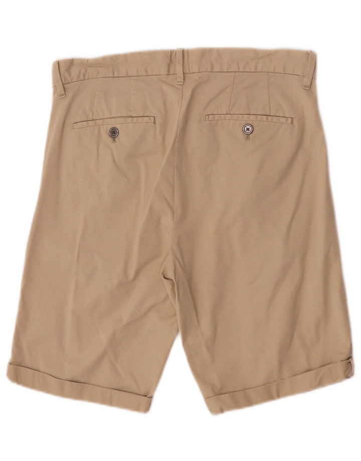 Pantaloni scurți chino Calvin Klein pentru bărbați W30, bumbac mediu bej