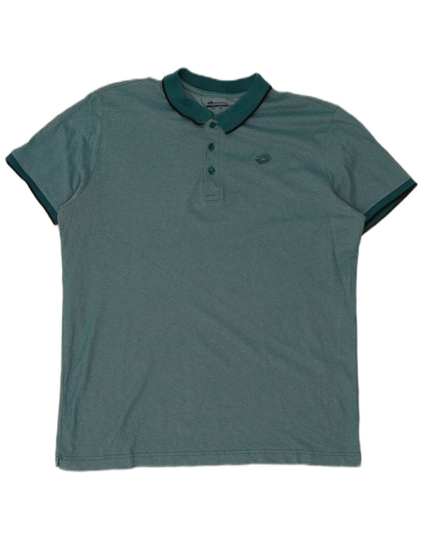 Tricou polo pentru bărbați Lotto 2XL verde