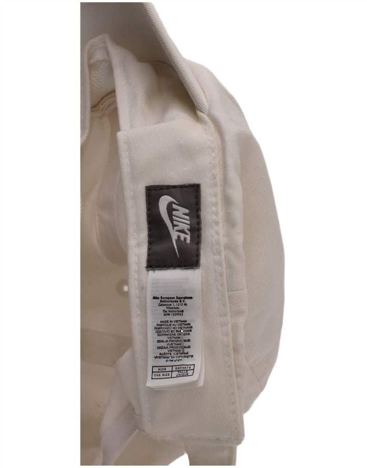 Şapcă de baseball Nike pentru băieţi, mărime, bumbac alb