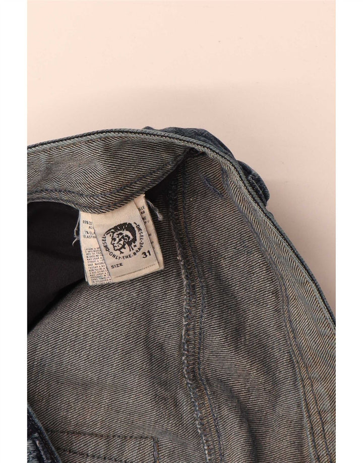 Blugi Distressed drepte pentru bărbați Diesel W31 L32 Bumbac albastru