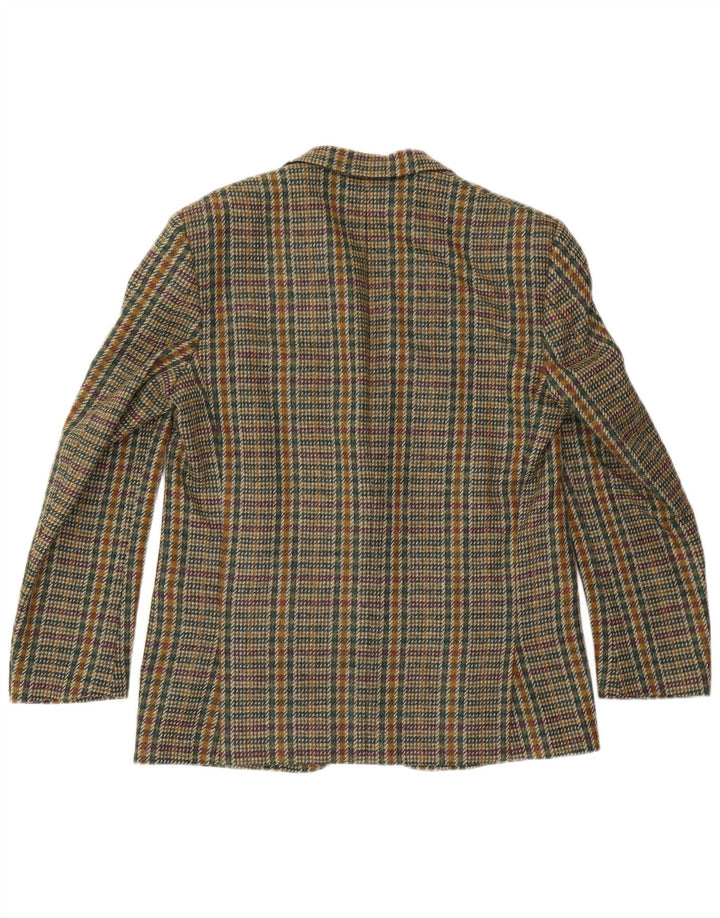 Jachetă Blazer Bărbați Tiglio cu 2 nasturi IT 50 Large Green Check