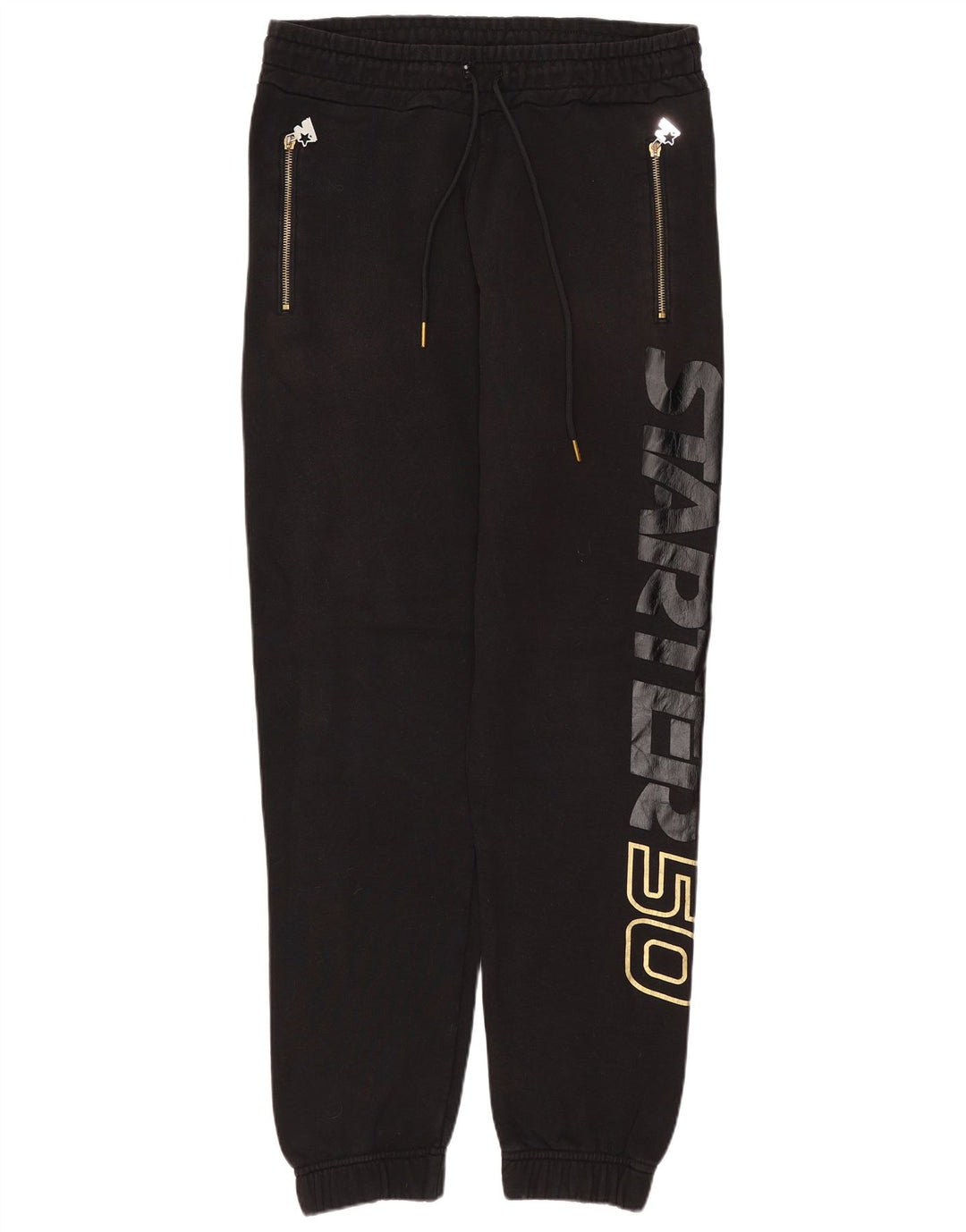 STARTER Pantaloni de trening grafic pentru bărbați Pantaloni de jogging Bumbac mediu negru