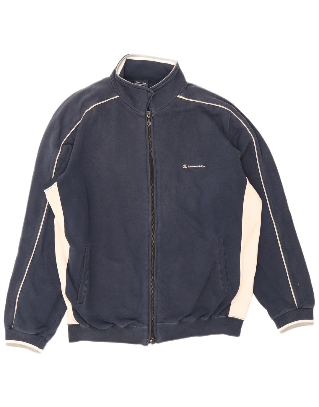 Jachetă de trening pentru bărbați Champion, XL, albastru bleumarin, color block