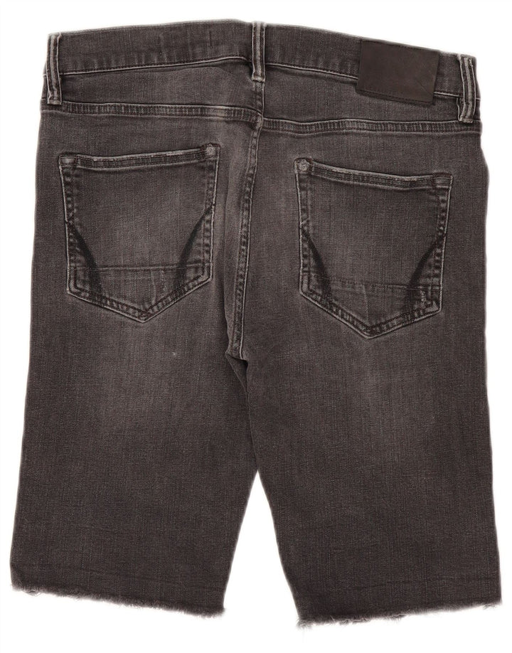 Pantaloni scurți din denim pentru bărbați All Saints W30 Gri mediu