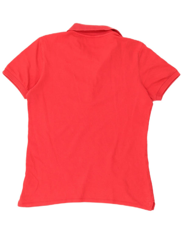 Cămașă pulover pentru femei La Martina UK 18 XL Bumbac roșu