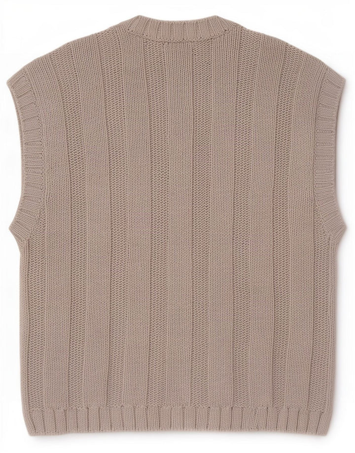 Zara Barbati Vesta Tank Top Mare Bumbac Gri