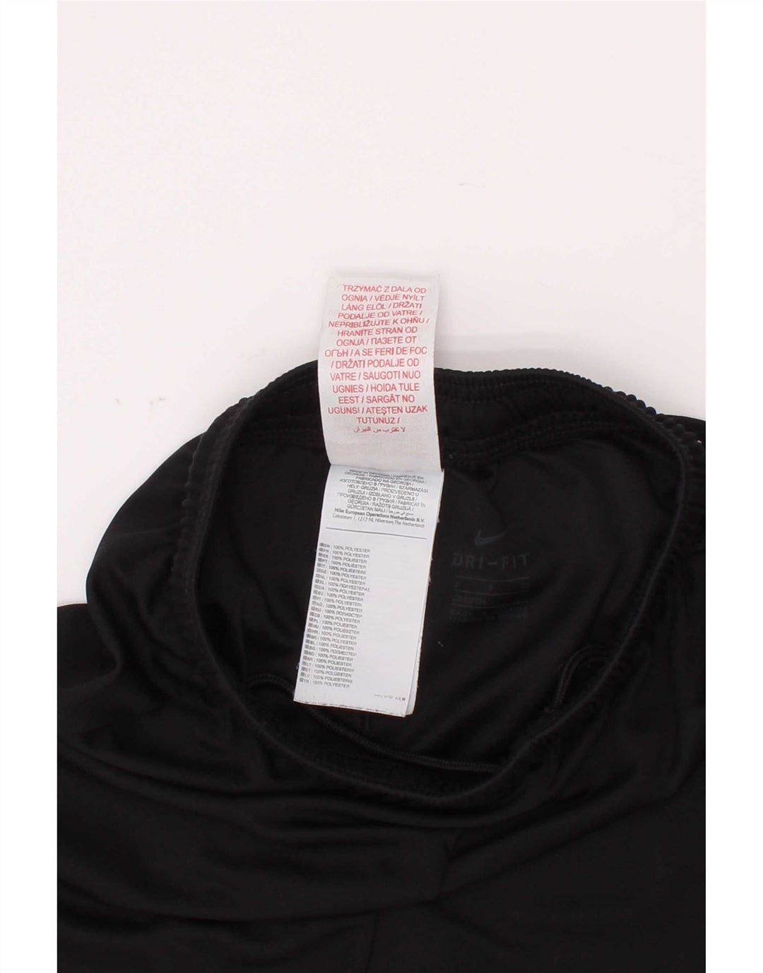 Pantaloni scurți sport Nike Dri Fit pentru băieți 8-9 ani poliester negru mic
