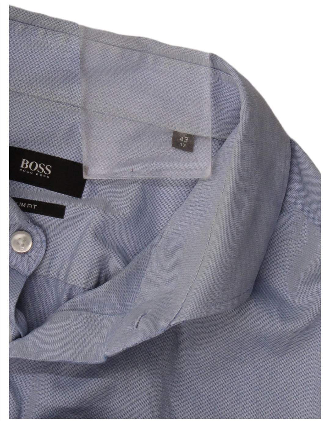 Cămașă pentru bărbați Hugo Boss Slim Fit Mărimea 43 17 XL Albastru