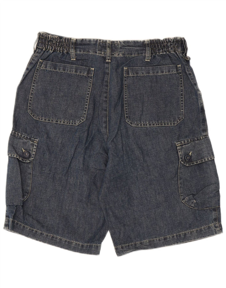 Pantaloni scurți Trussardi Cargo Denim IT 48 Medium W30 Bumbac albastru