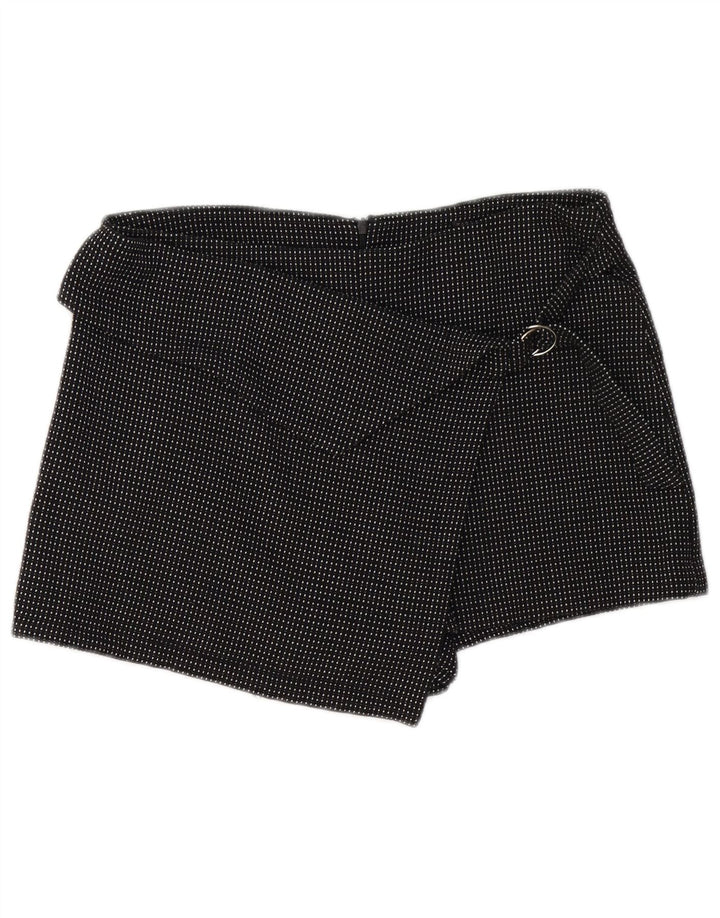 Fusta Mini Wrap Femei Zara Medium W30 Negru Geometric