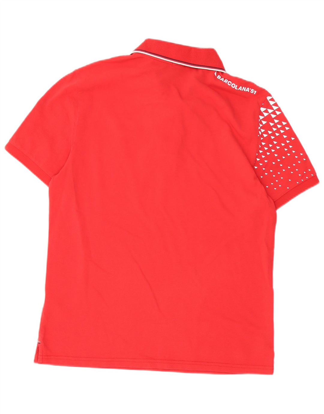 North Sails Barcolana 51 Graphic Regular Fit Polo pentru bărbați, roșu mediu