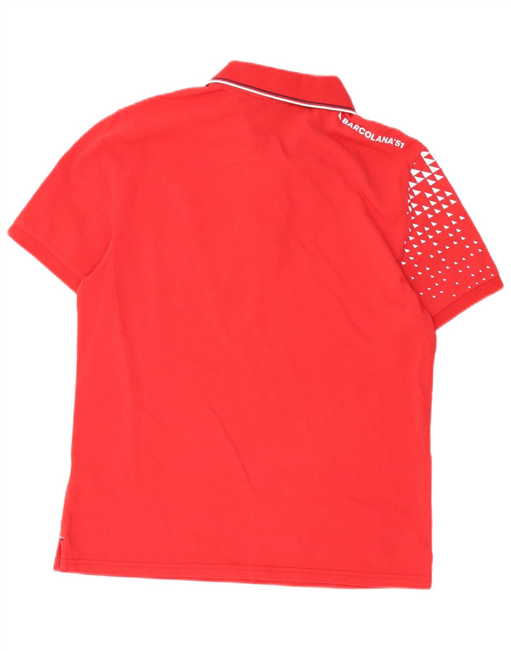 North Sails Barcolana 51 Graphic Regular Fit Polo pentru bărbați, roșu mediu
