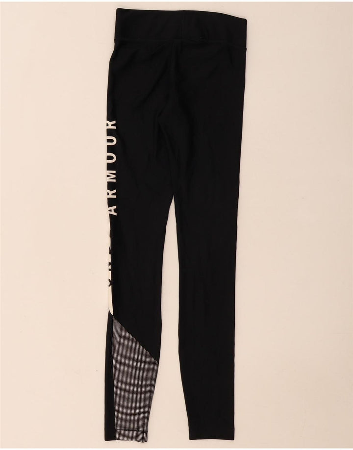Leggings grafic UNDER ARMOUR pentru femei Heat Gear UK 4 XS Negru