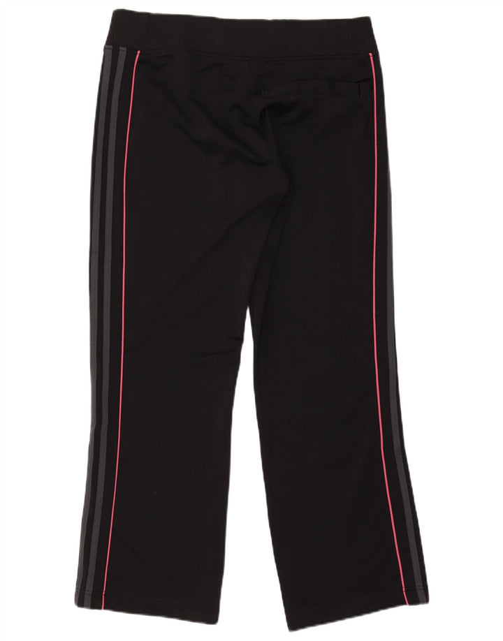 Pantaloni de trening Adidas pentru femei UK 14 Poliester negru mare