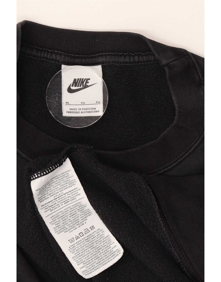 Pulover supradimensionat pentru femei Nike UK 18 XL bumbac negru